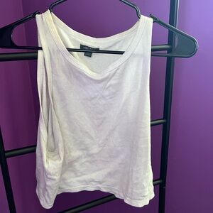 Target Wild Fable Cropped White Tank Top